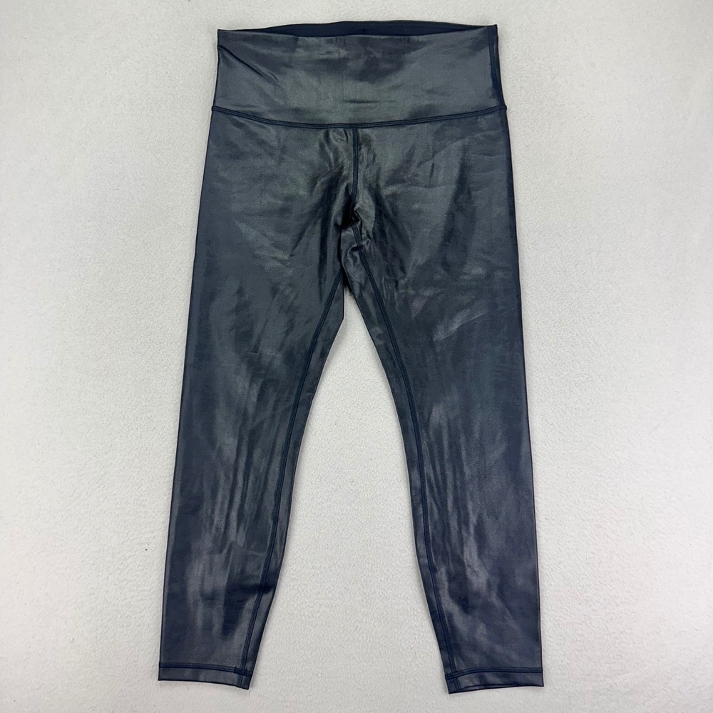 Lululemon Wunder Under Train High-Rise Tight 25" Matt Foil Black Stretch Gym